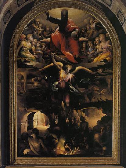 Domenico Beccafumi Fall of the Rebel Angels oil painting picture